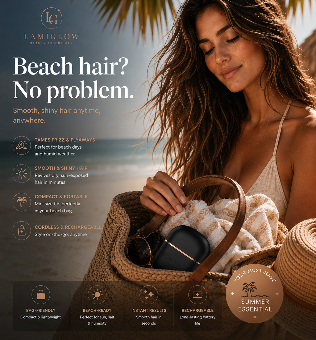 Lamiglow SilkBrush Pro™ | Wireless Hair Straightening Brush